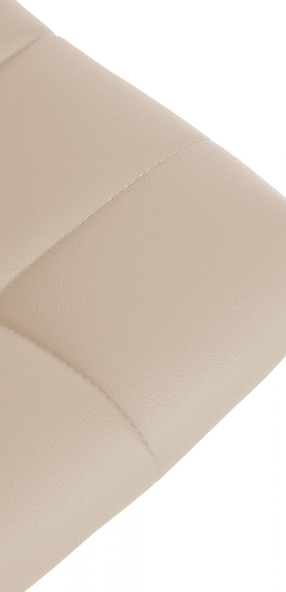 2er Set Barhocker Jerry Kunstleder chrom, creme