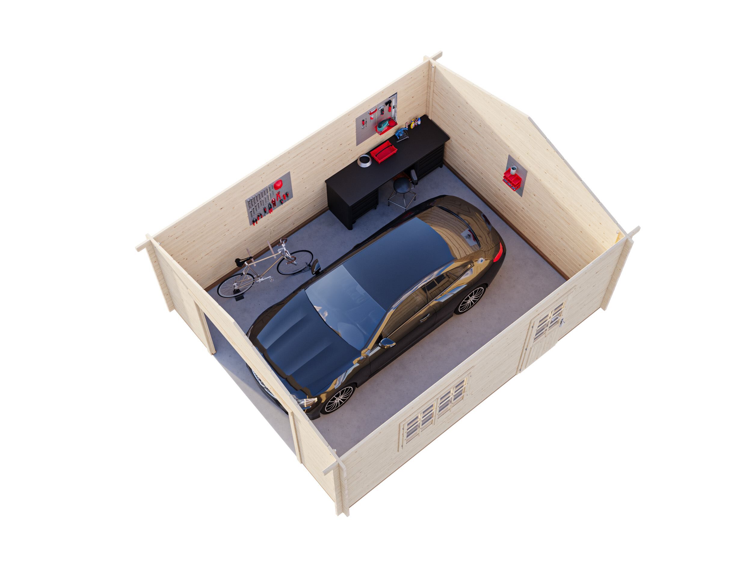 Palmako Holzgarage Roger 23,9 m²