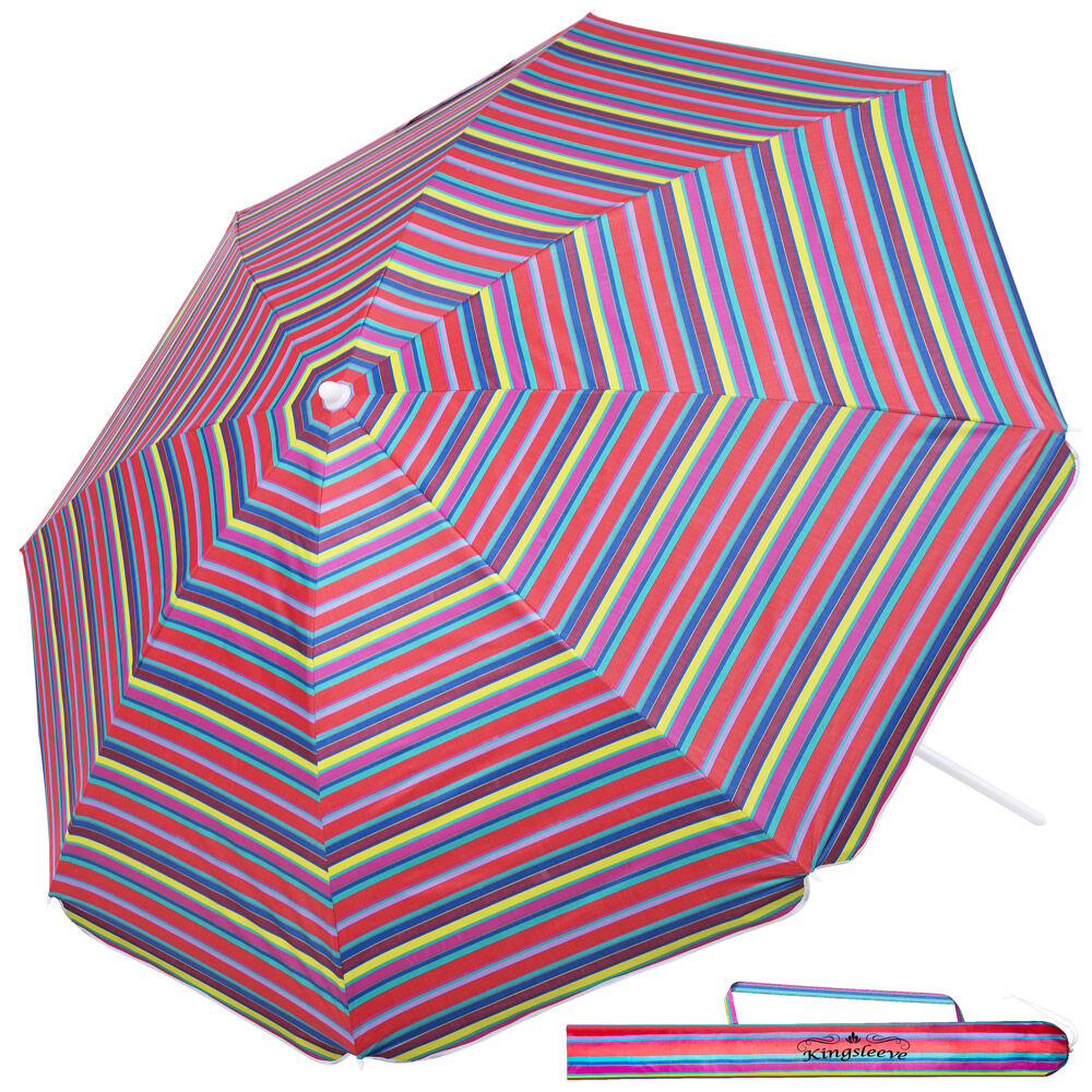 Sonnenschirm Cyprus Bunt 180cm UV-Schutz 50+ Neigefunktion