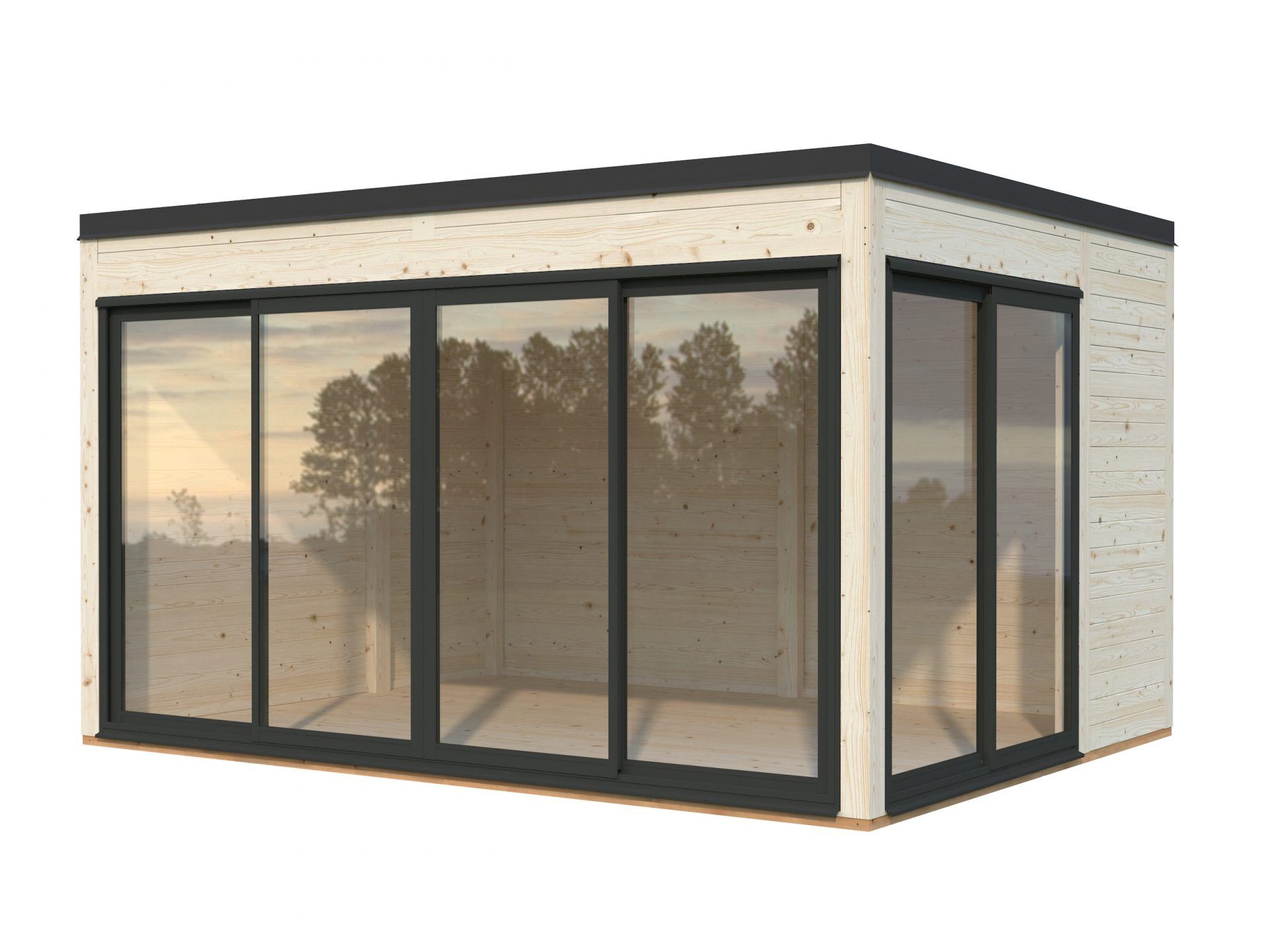 Palmako Pavillon Serena 12,6 m² Set 1 Slide Plus
