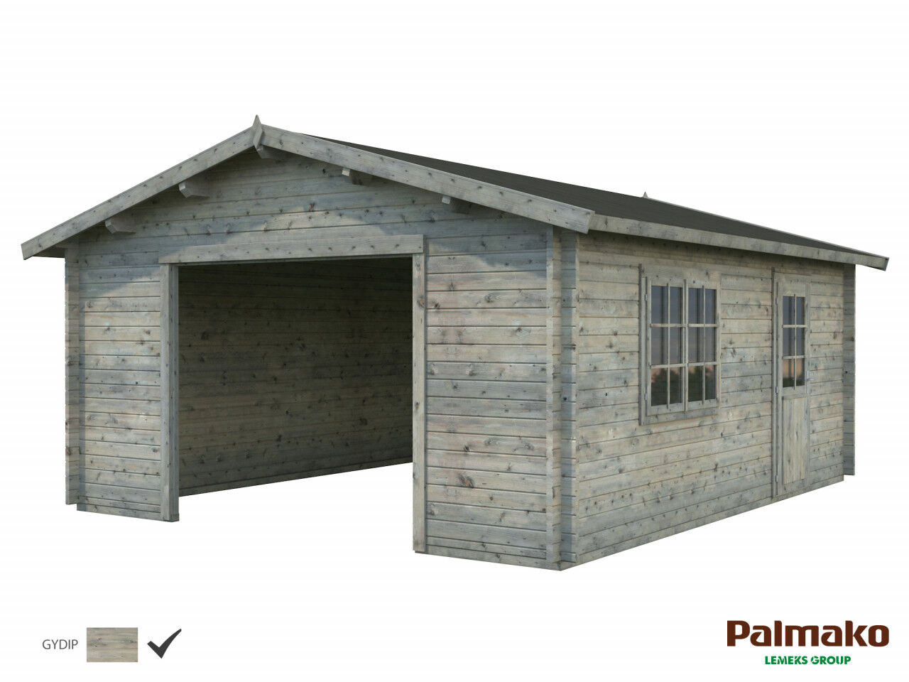 Palmako Holzgarage Roger 27,7 m²