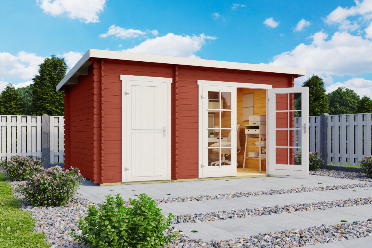 Pultdach Gartenhaus Lasita Maja Belmont 1