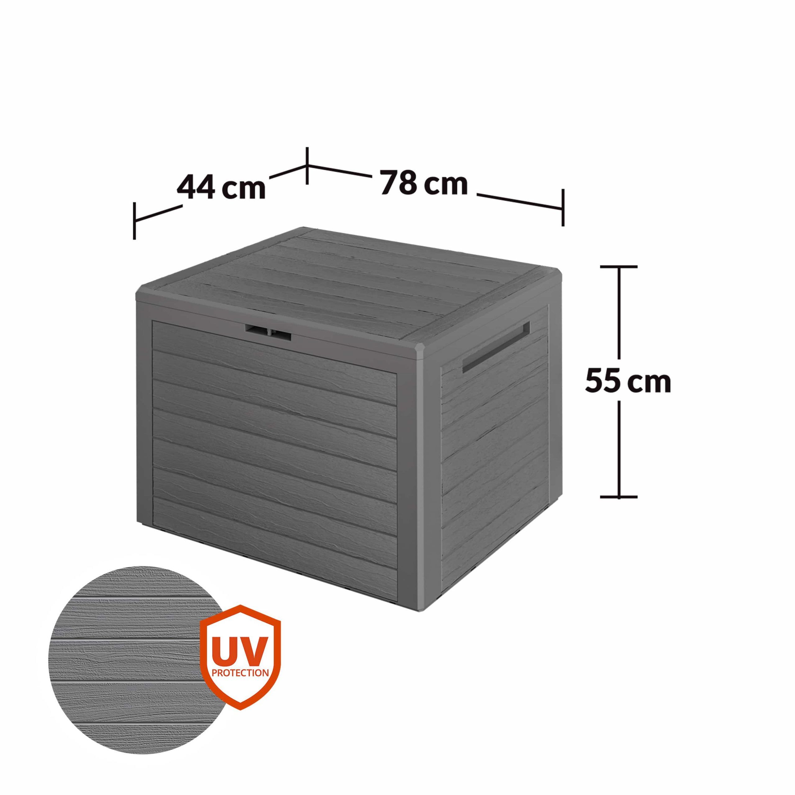 Auflagenbox Lille Grau 190L