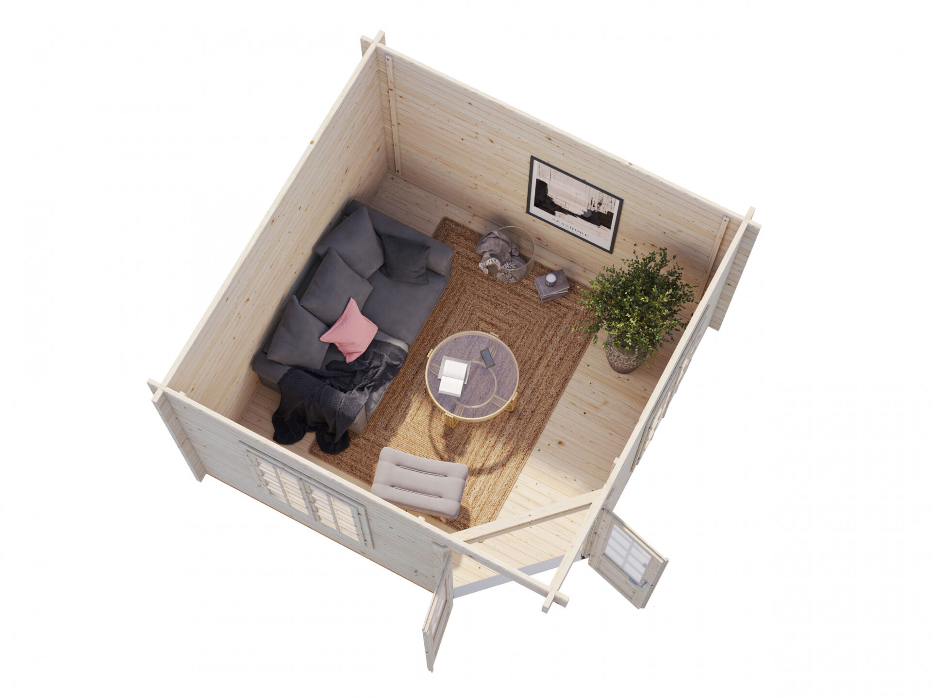Palmako 5 Eck Gartenhaus Melanie 9,9 m²