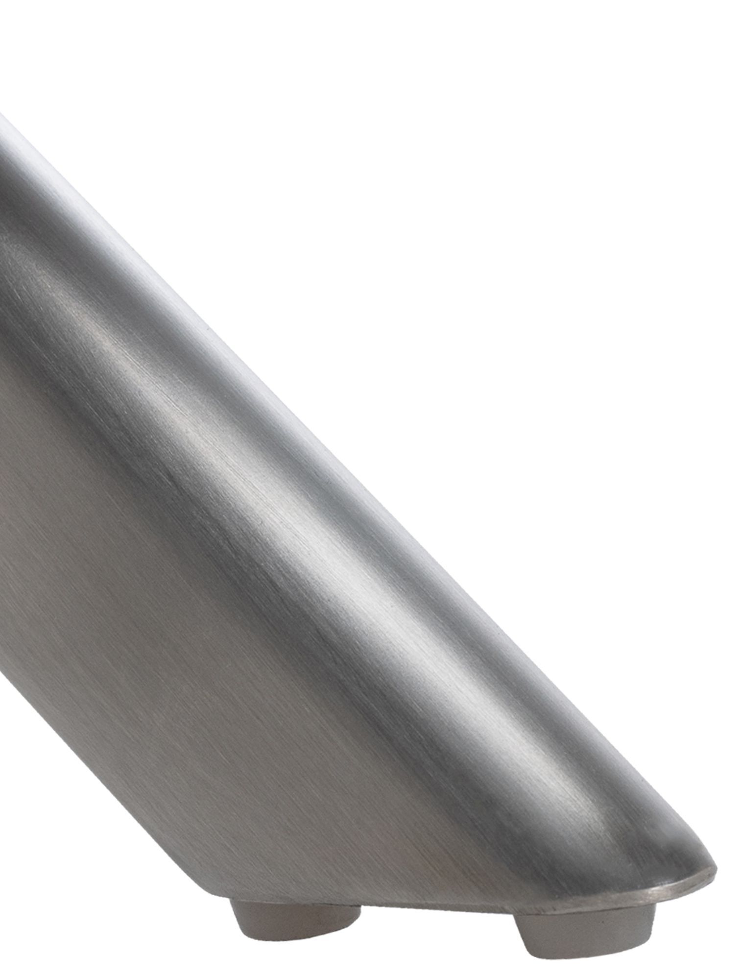 Esszimmerstuhl Swing Samt edelstahl, creme