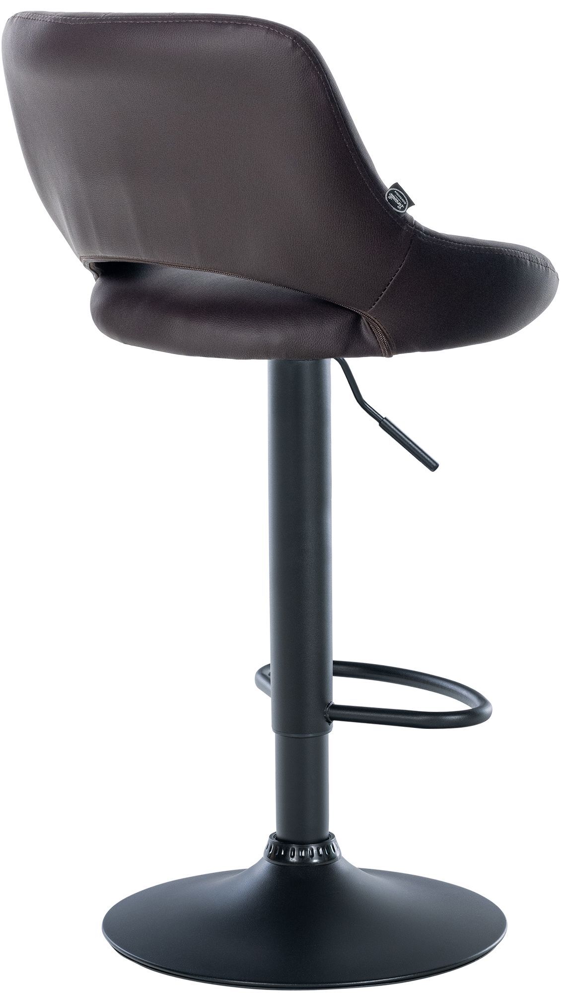 Barhocker Milet Kunstleder schwarz, braun