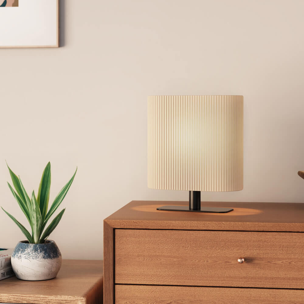 Kleine Tischlampe SUKO - Beige