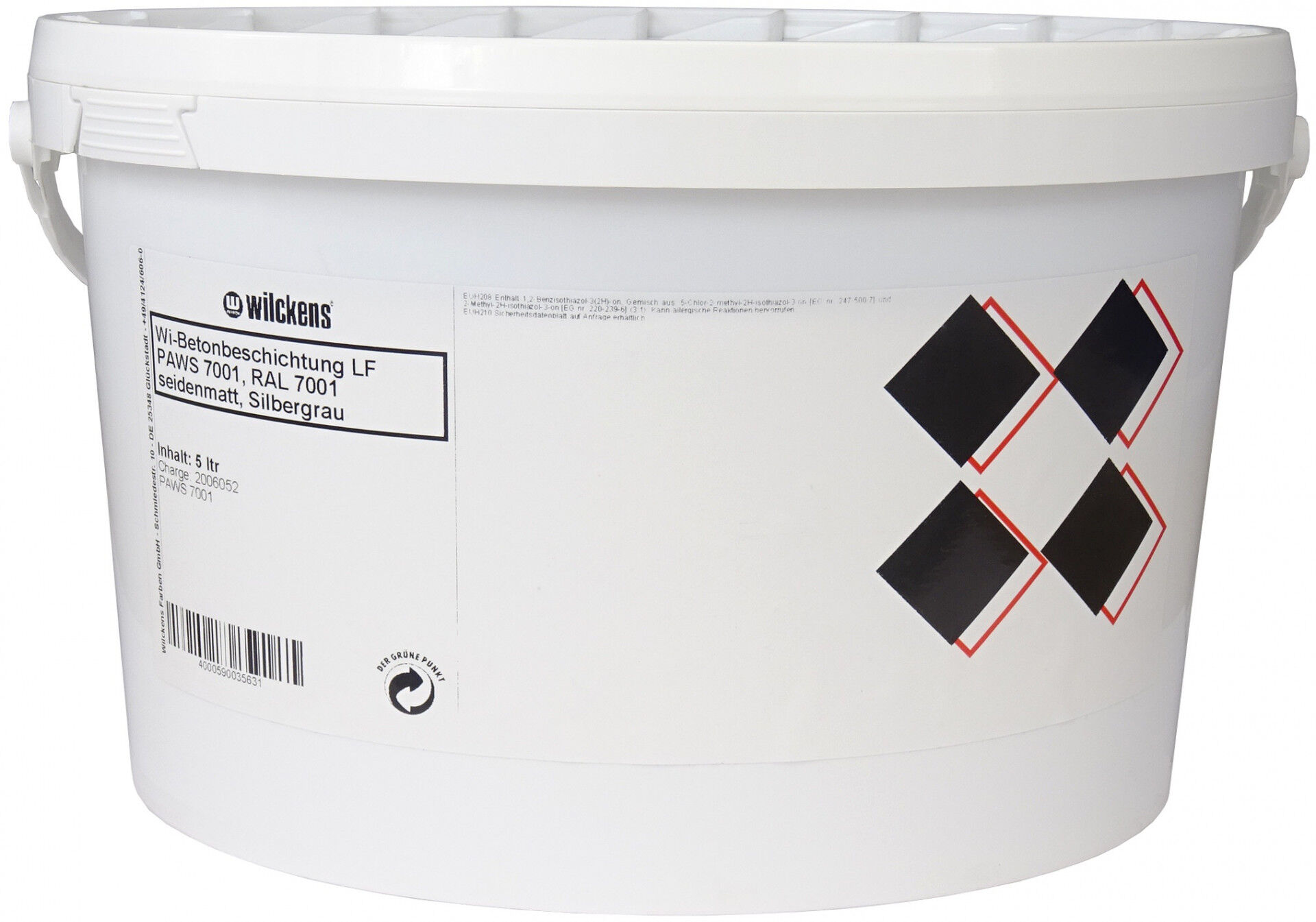 Wilckens Betonbeschichtung LF RAL 7001 Silbergrau 5l