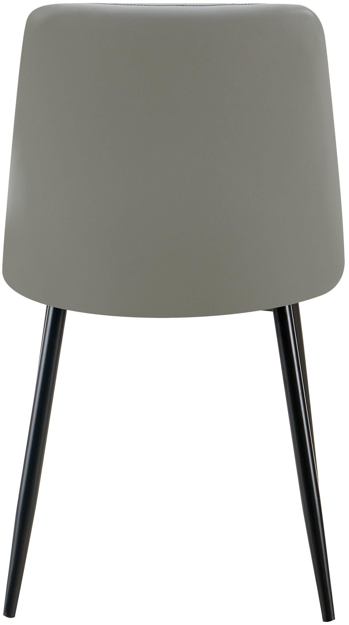 Esszimmerstuhl Antibes Kunstleder, hellgrau