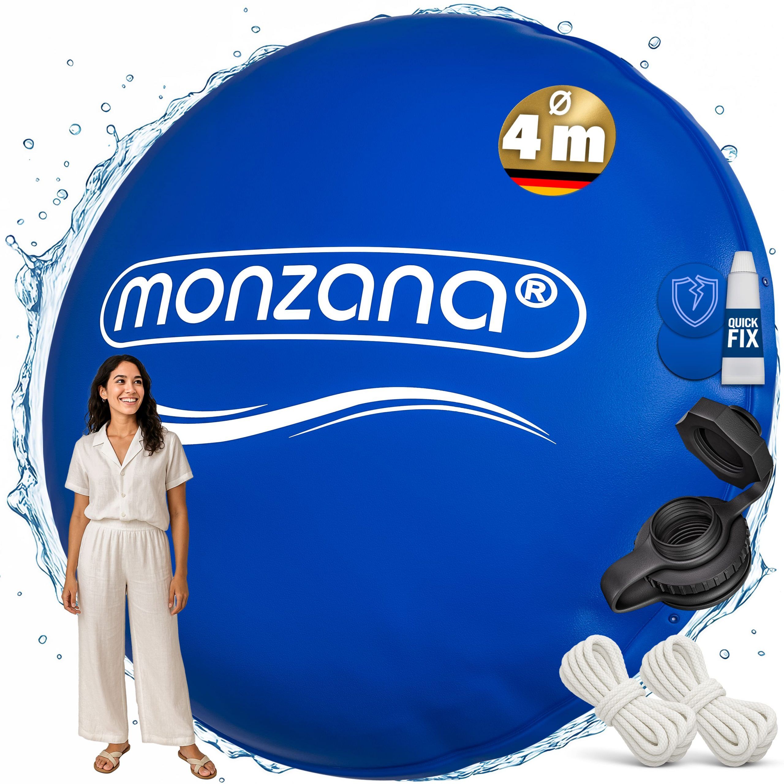 Poolkissen XXL Blau Ø4m -20°C