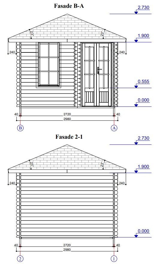 5 Eck Gartenhaus Norwegen 9