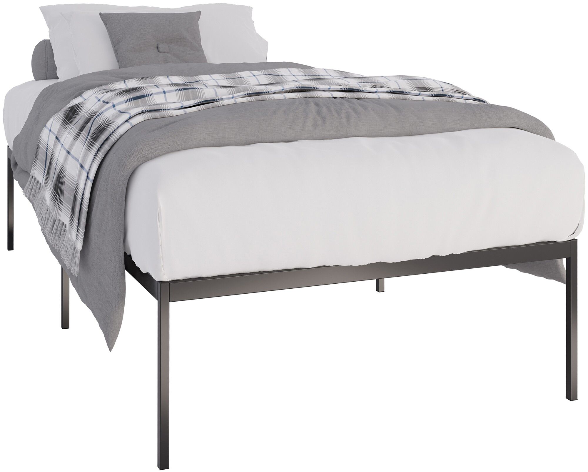 Metallbett Fargo 200x100x42 cm, schwarz