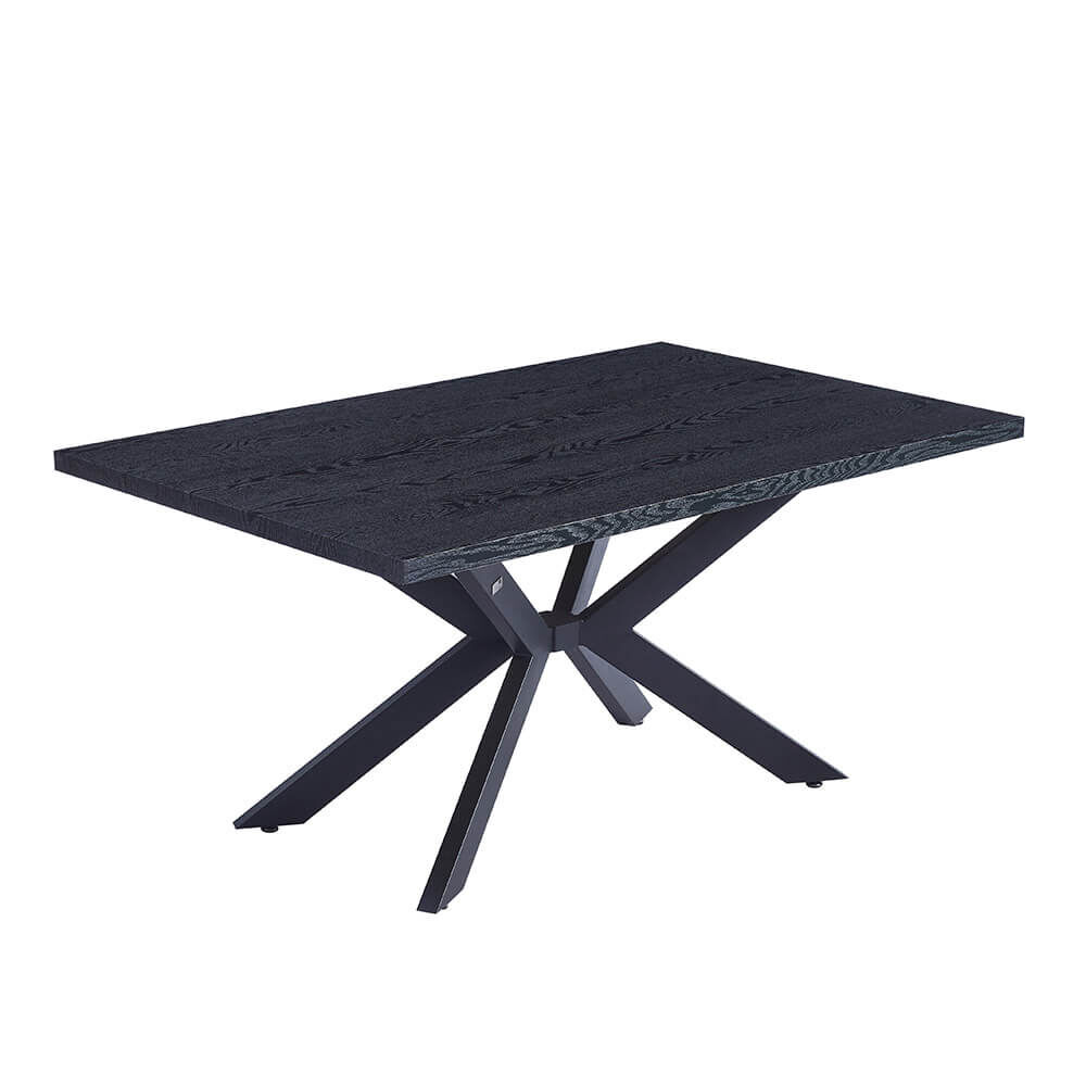Esstisch Eckig AVENCIA inkl. Sternfuß - 160 x 100 cm Dark Oak