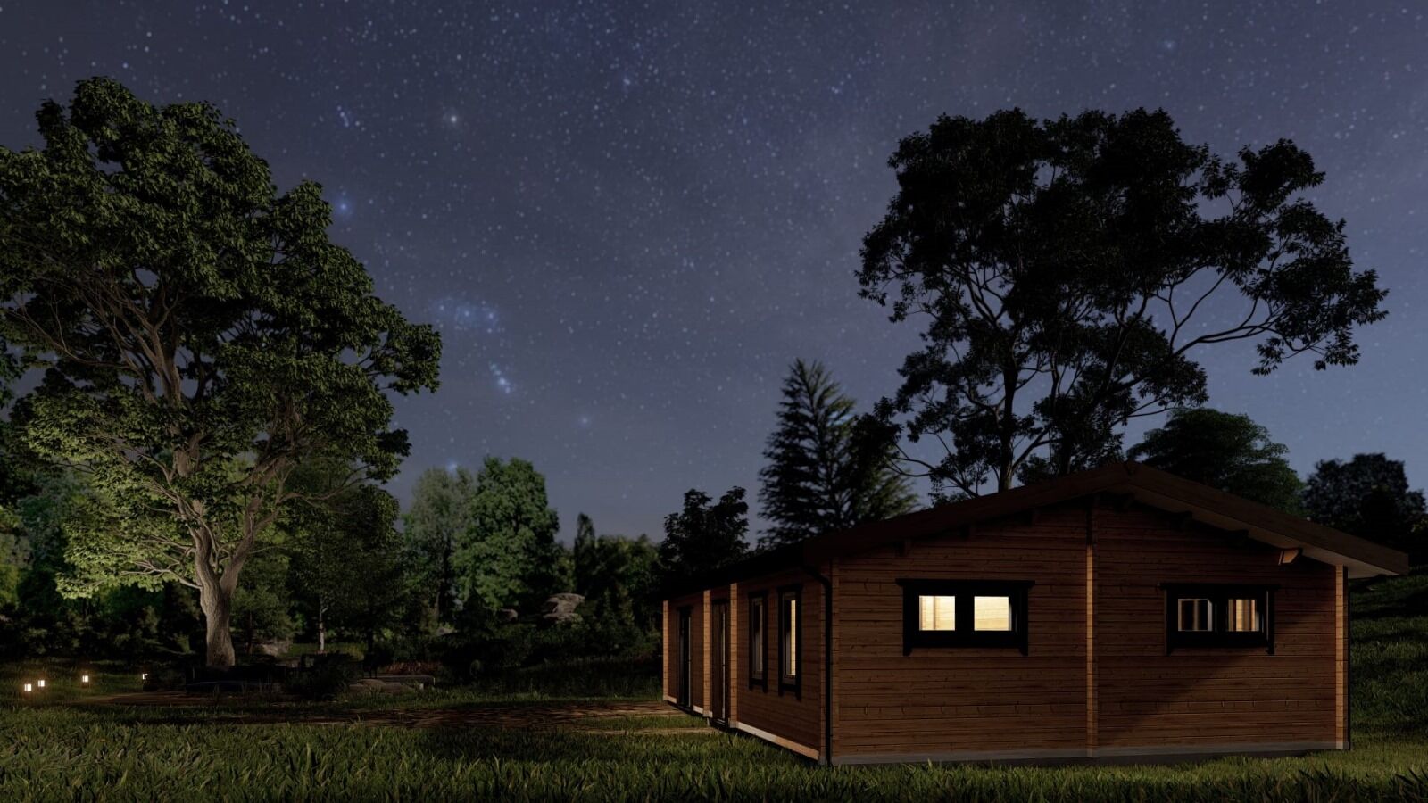 Holzhaus Bungalow Türi 75