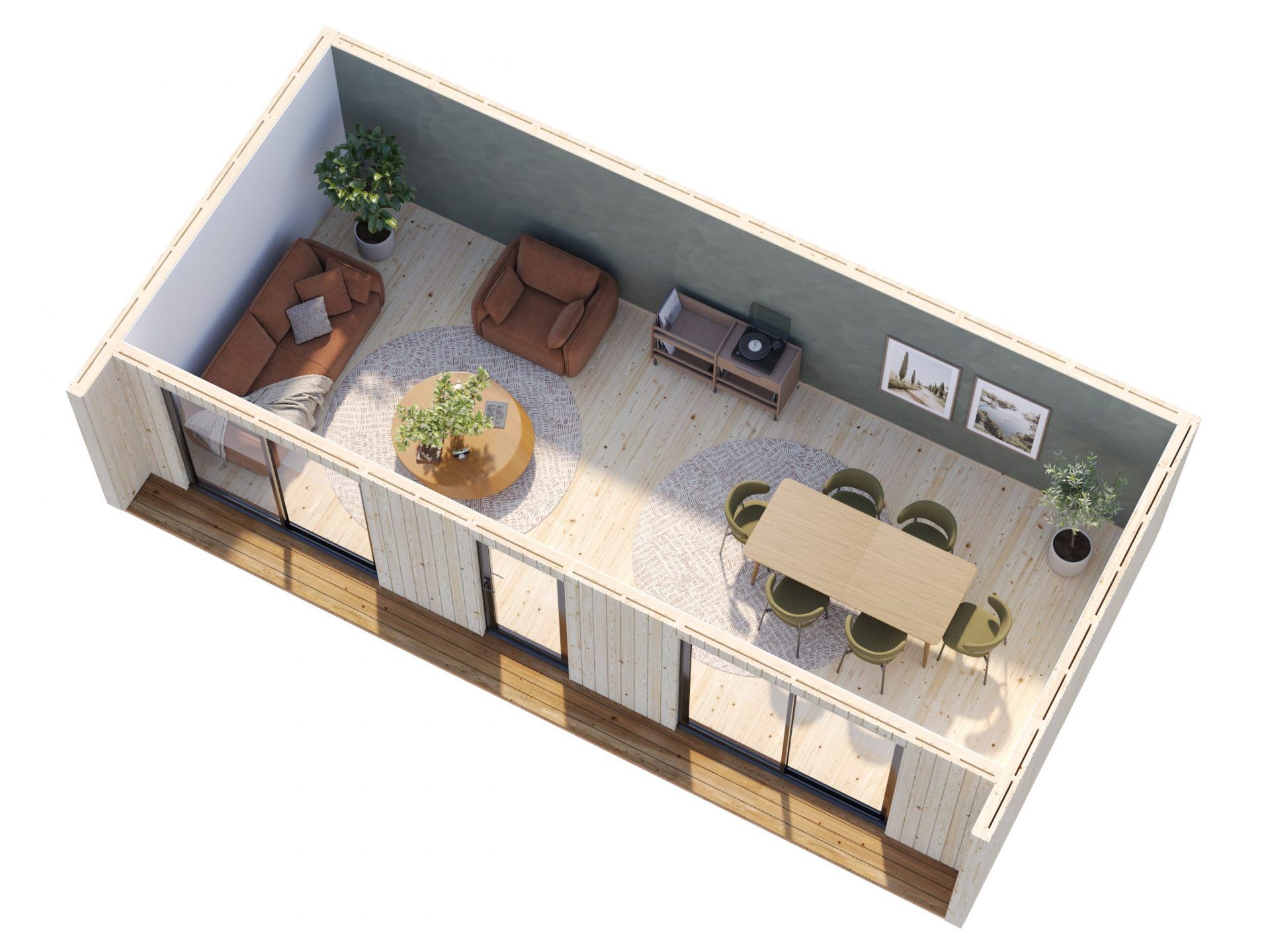 Palmako Tinyhaus Gartenhaus Johanna 31,8 m²
