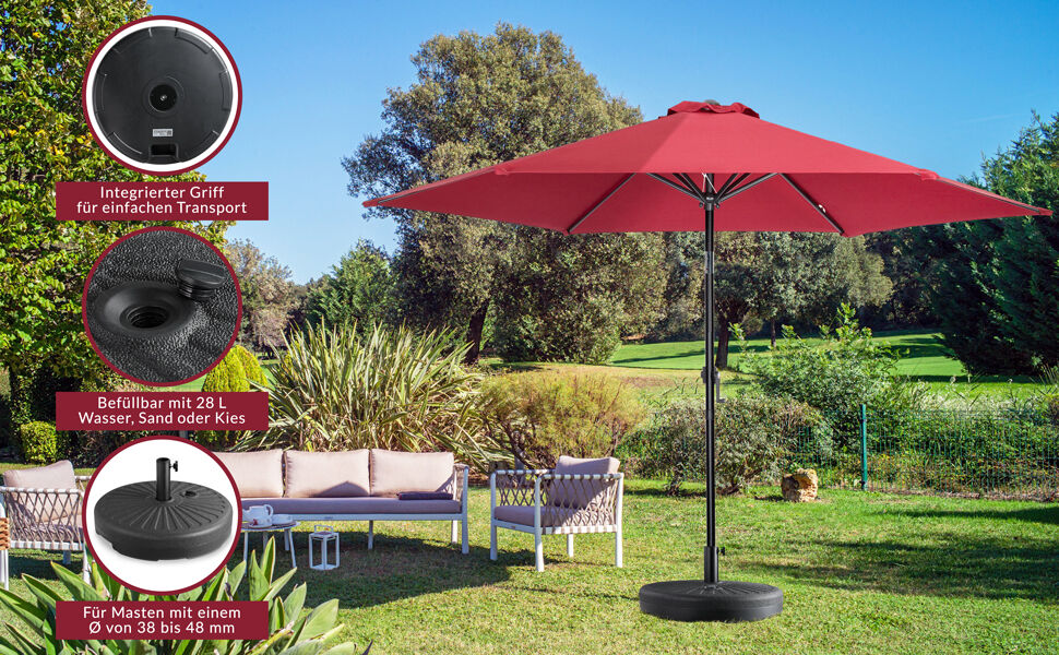 Schirmständer Anthrazit Ø57cm