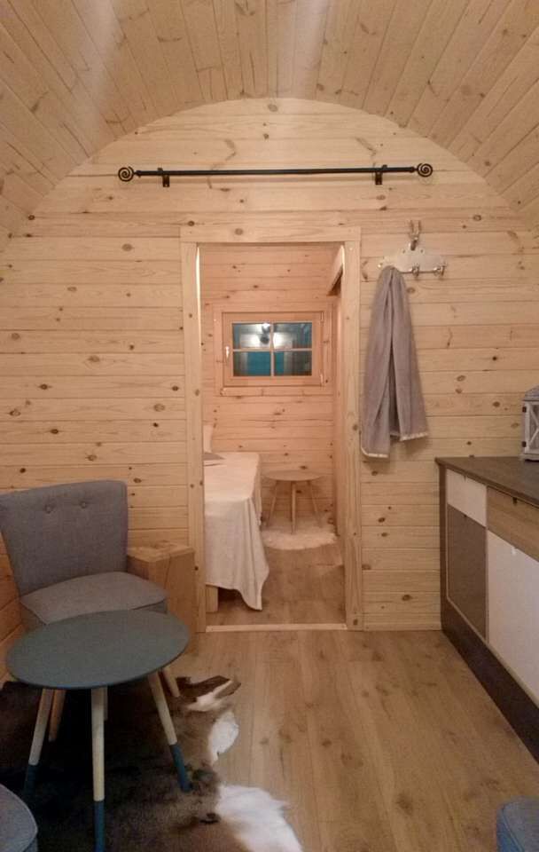 Camping Fass Oslo 300x480, schwarz - Hexagonal