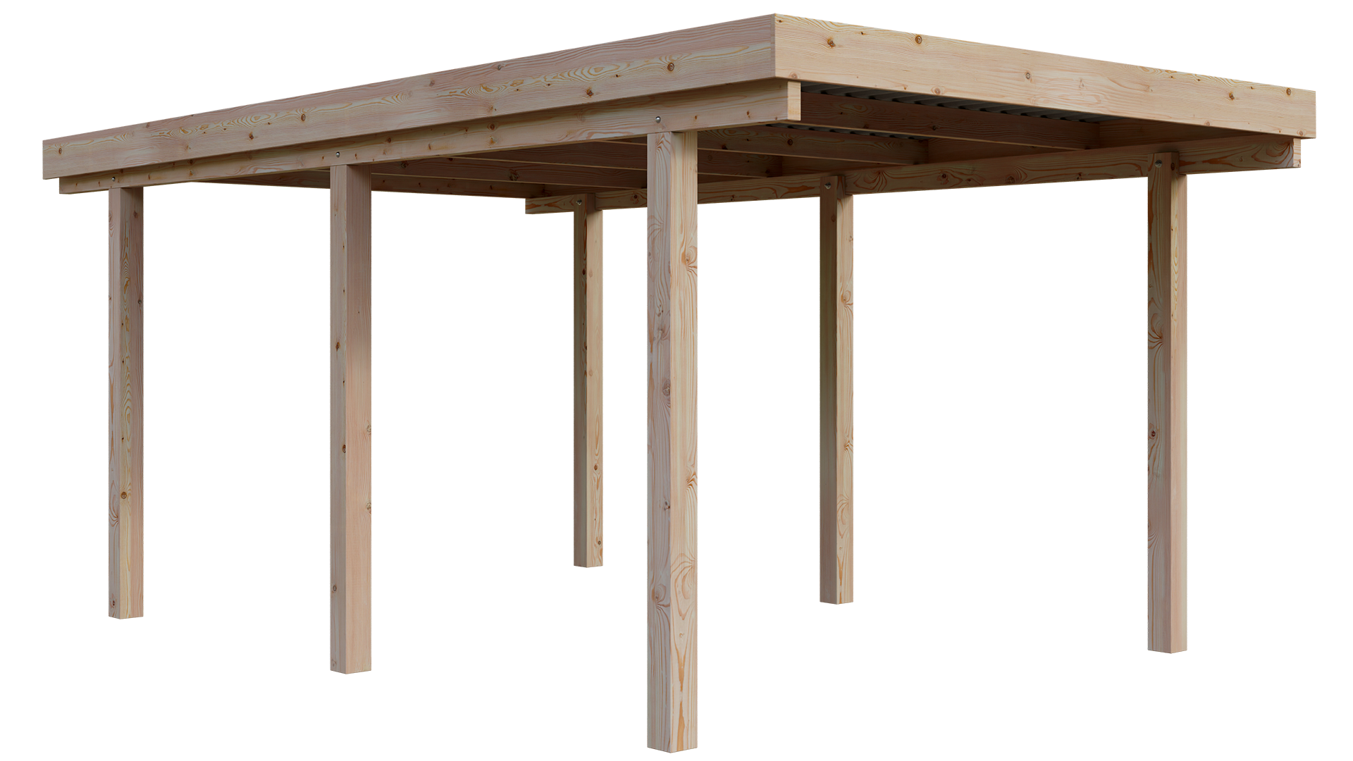 Carport Holz 310x510cm Lärche