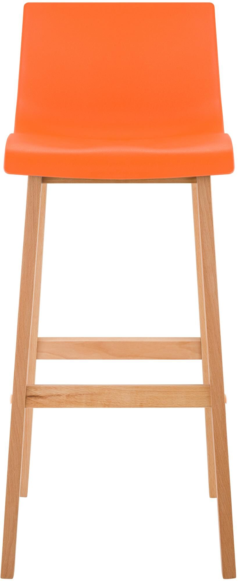 2er Set Barhocker Hoover Natura, orange