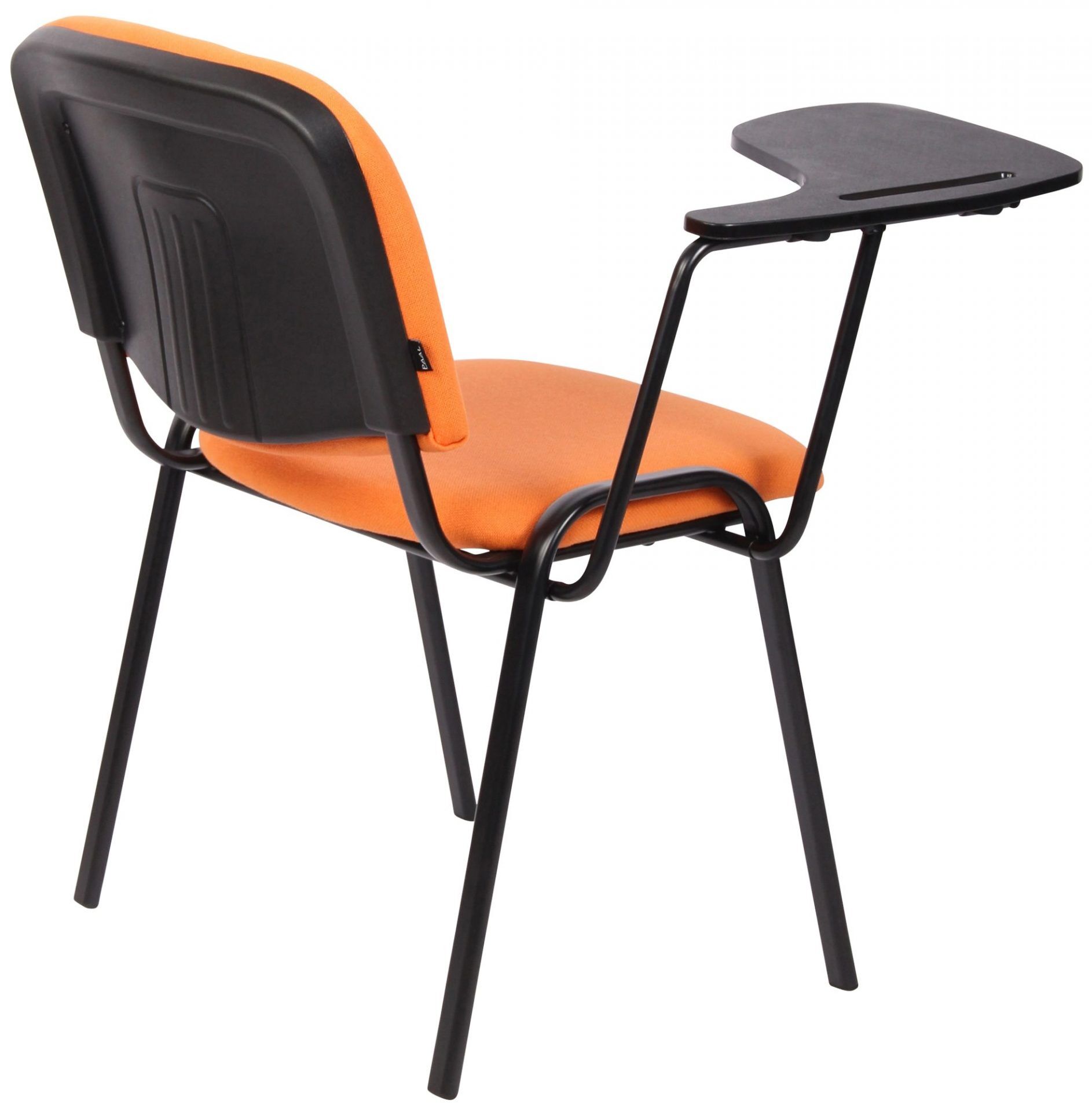 4er Set Stühle Ken mit Klapptisch Stoff, orange