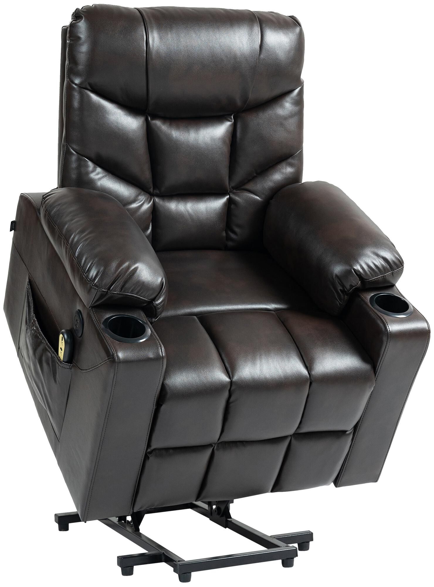 Sessel Andover Kunstleder, braun