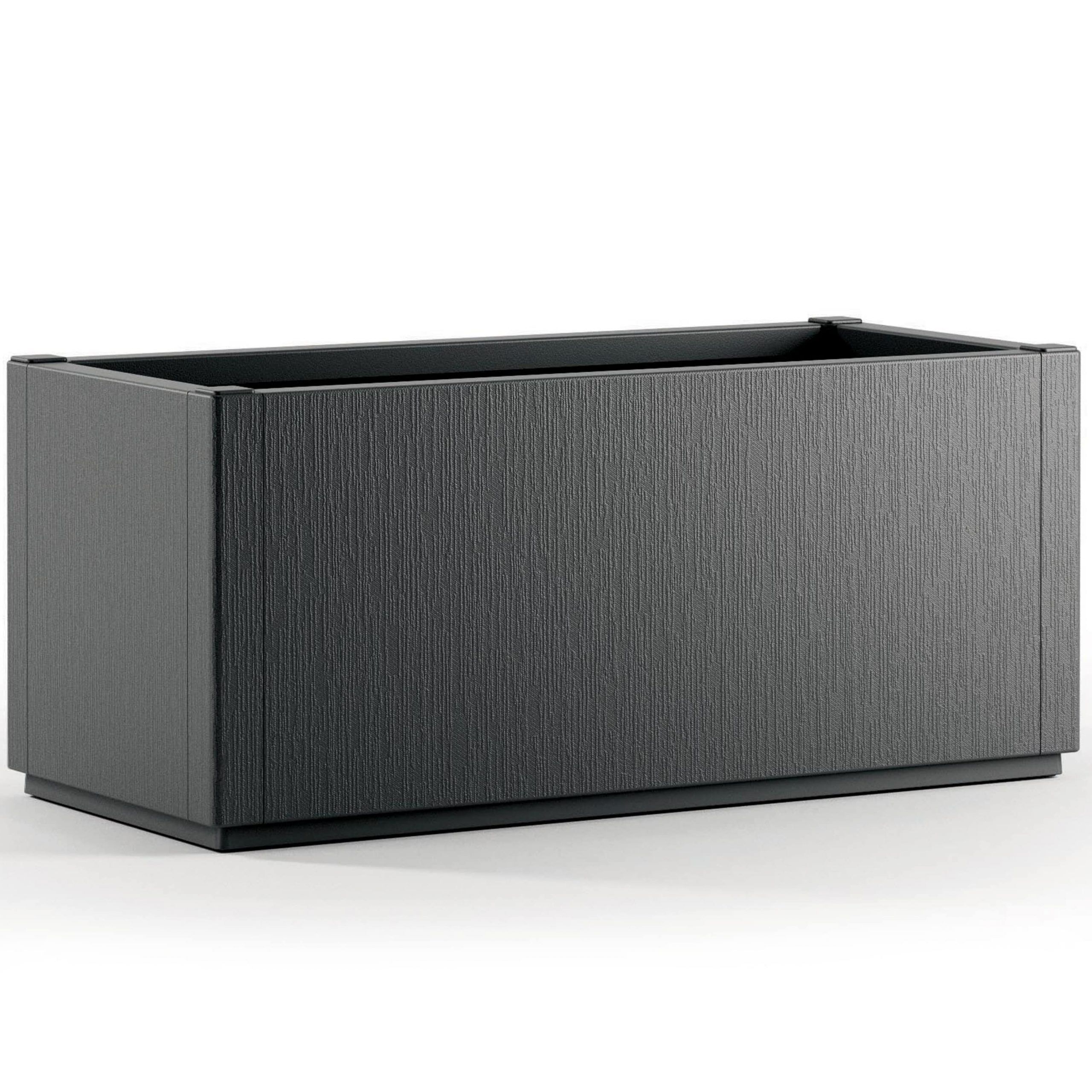 Blumentopf Ethica Anthrazit Kunststoff 80x36x36cm