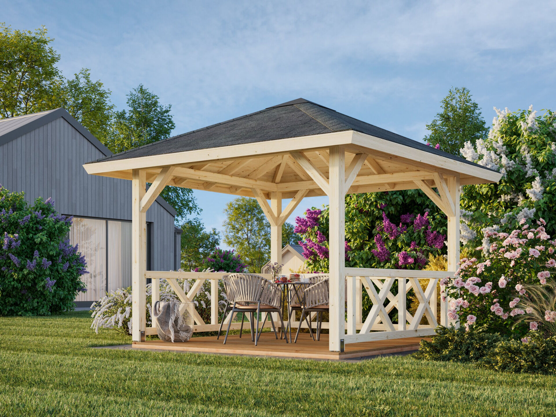 Palmako Pavillon Betty 9,0 m²