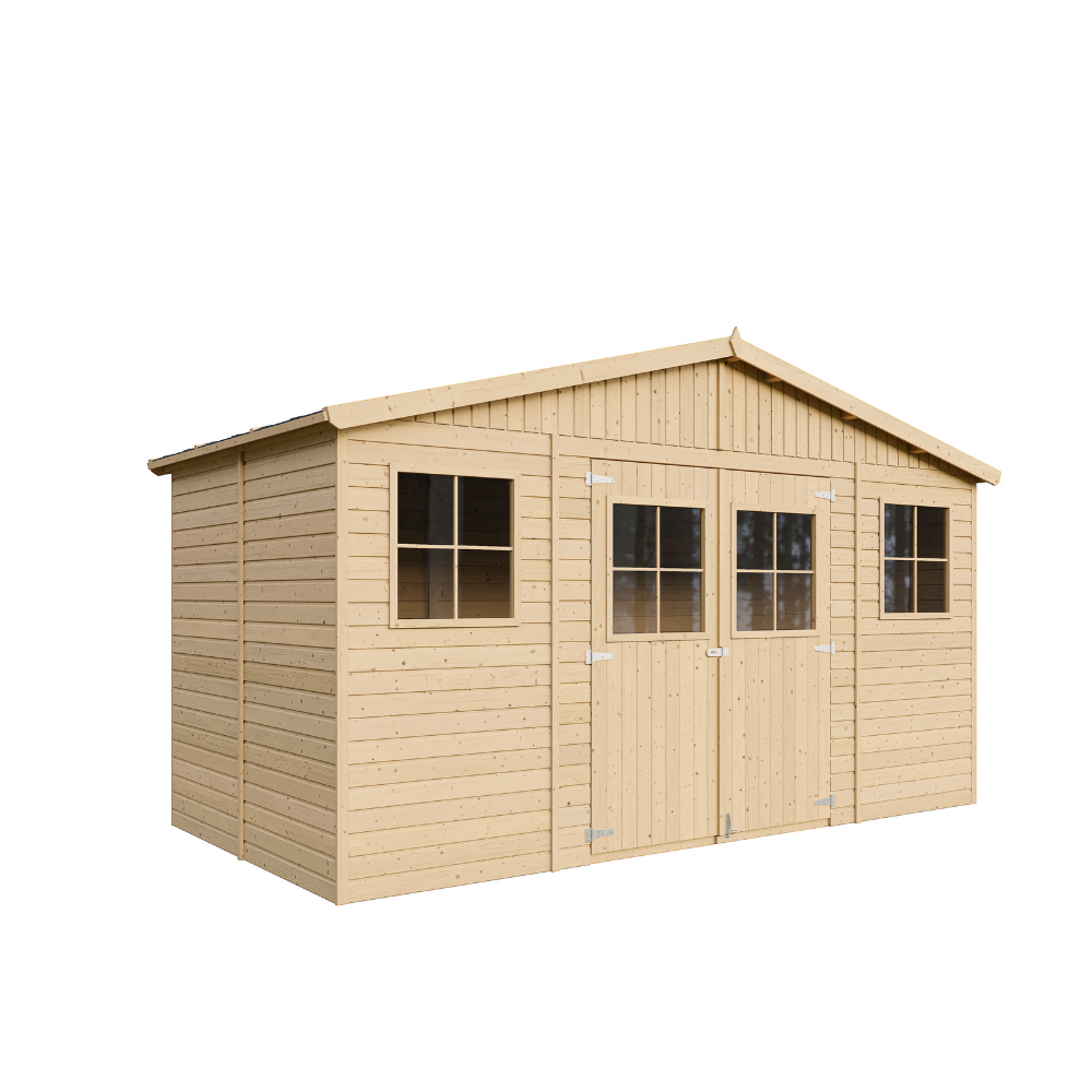 Gartenhaus Gustav M332 – Gerätehaus Holz 401 x 199 cm – 8 m2