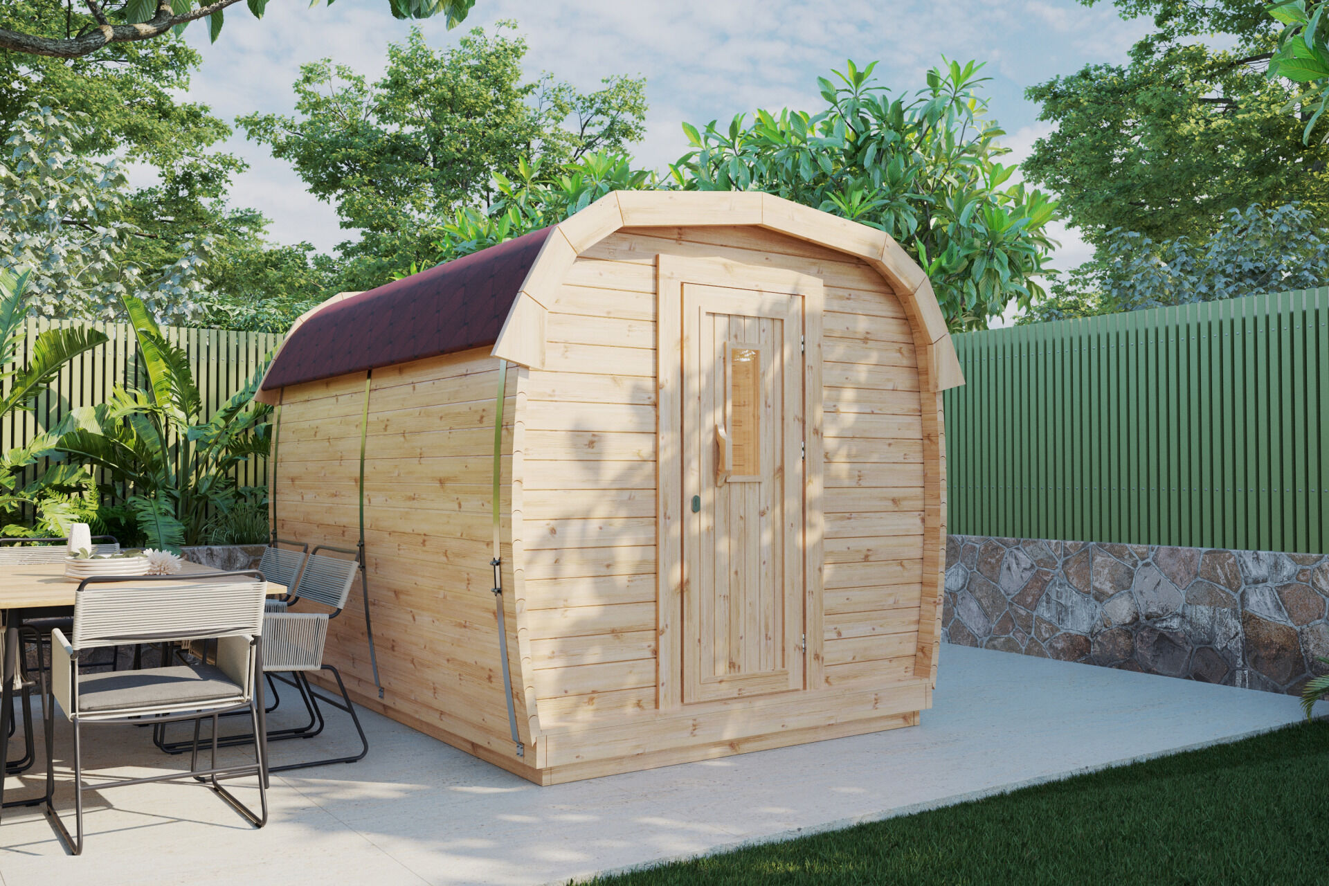 Camping Bus Tromso 230x300, Montiert