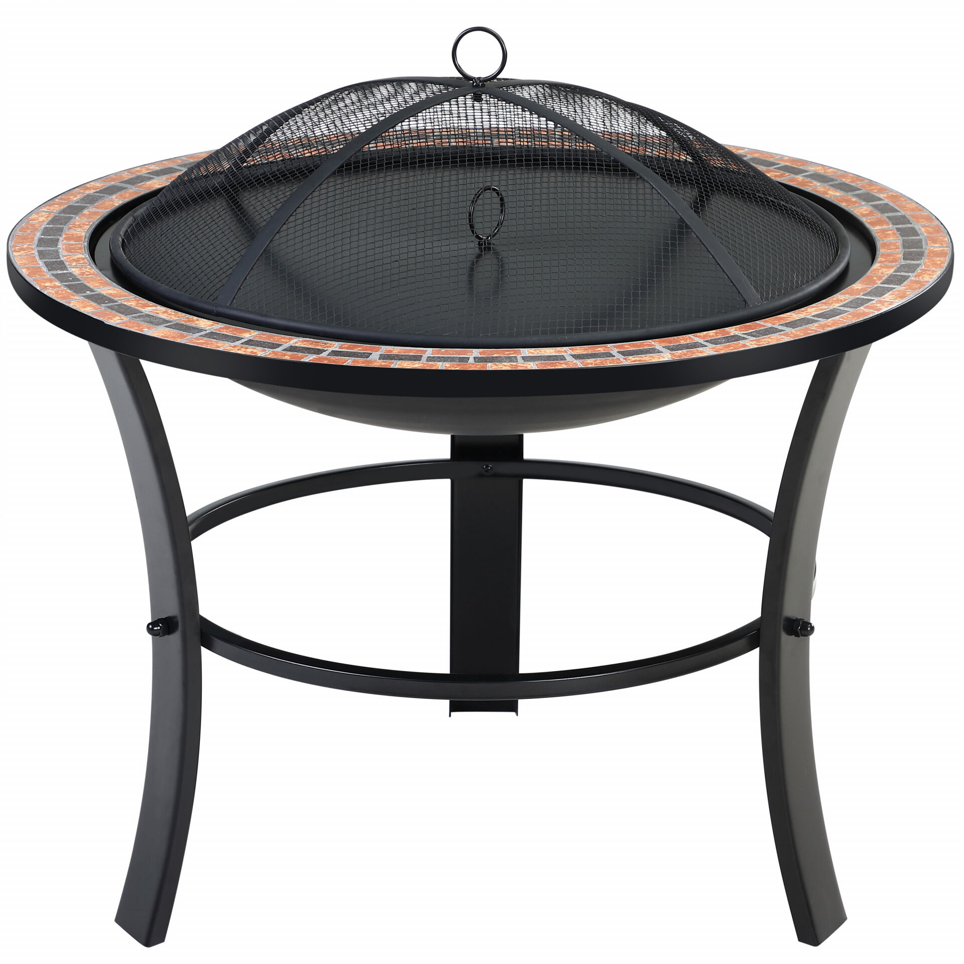 Feuerschale Fuoco Mosaik Stahl Ø76cm