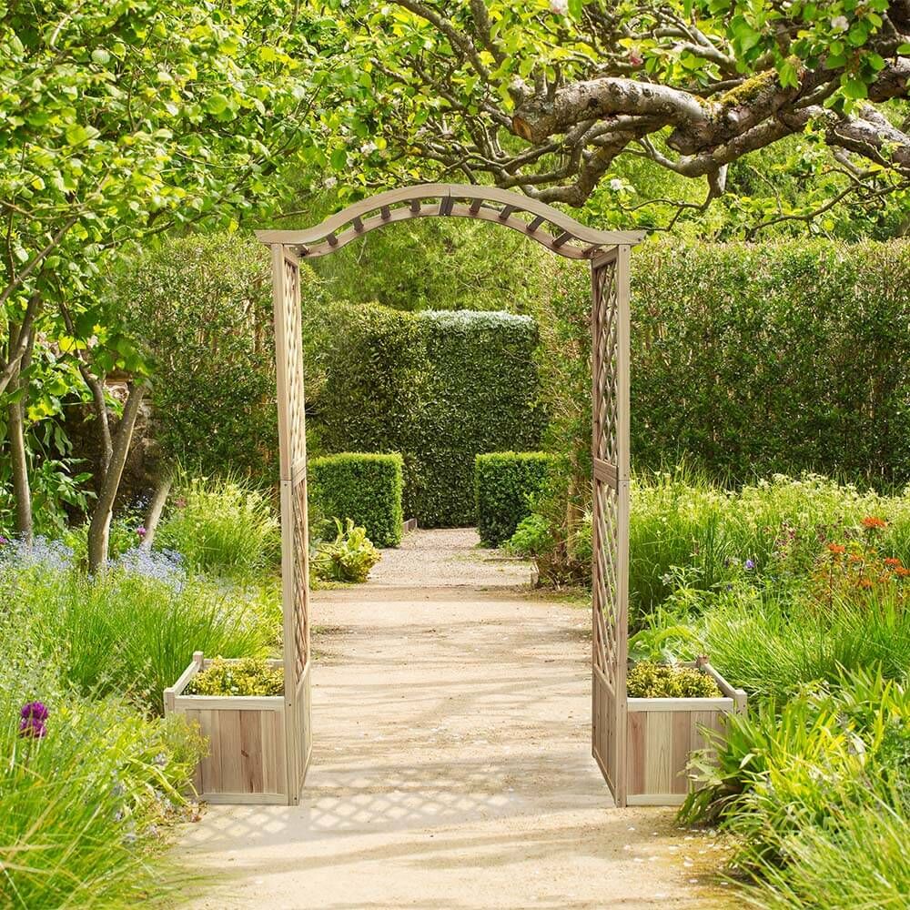 Rosenbogen aus Holz ARCO - 183 x 200 cm