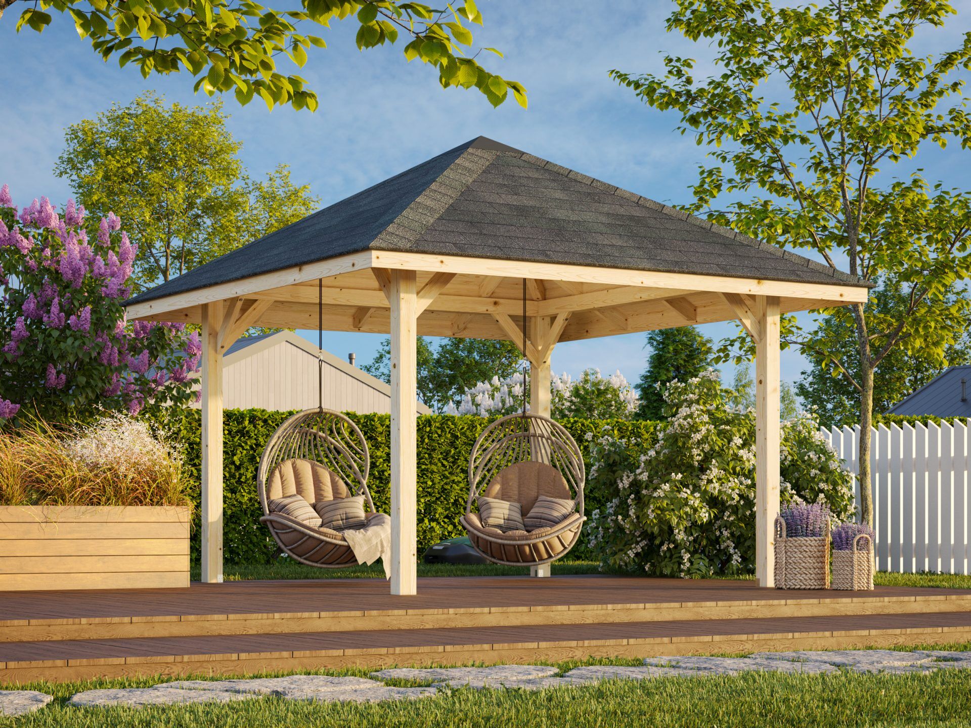 Palmako Pavillon Bianca 8,3 m2