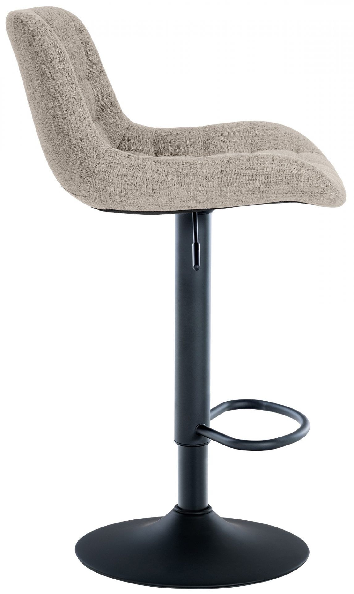 2er Set Barhocker Tover Stoff, taupe