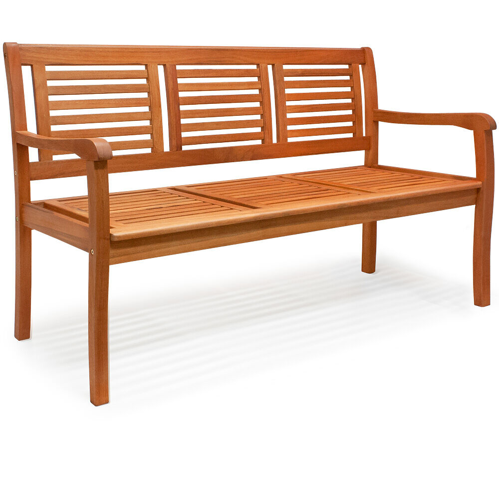 Gartenbank Eukalyptusholz 153x88x57cm FSC®-zertifiziert