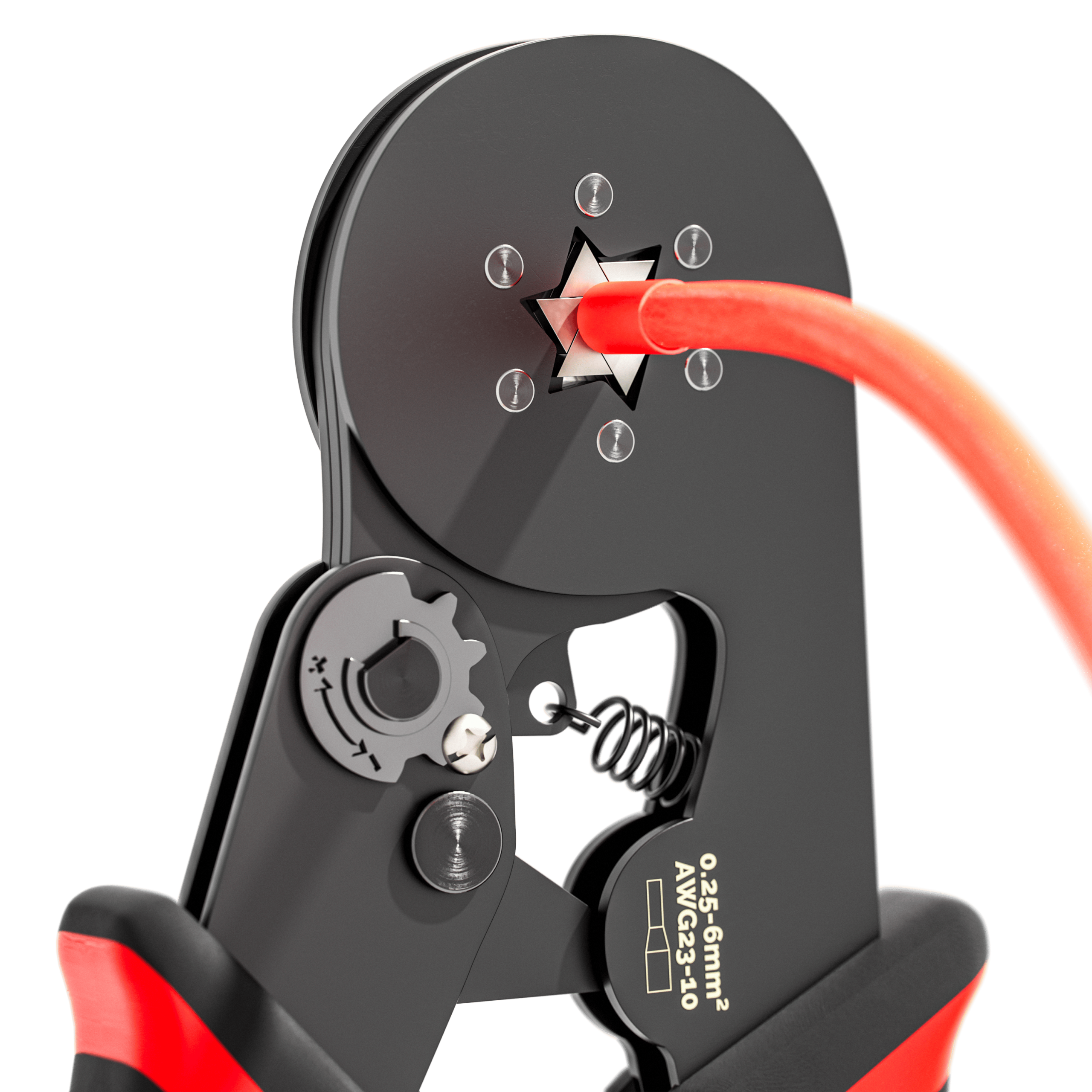 Crimpzange Sechskant inkl 2000 Stk Aderendhülsen