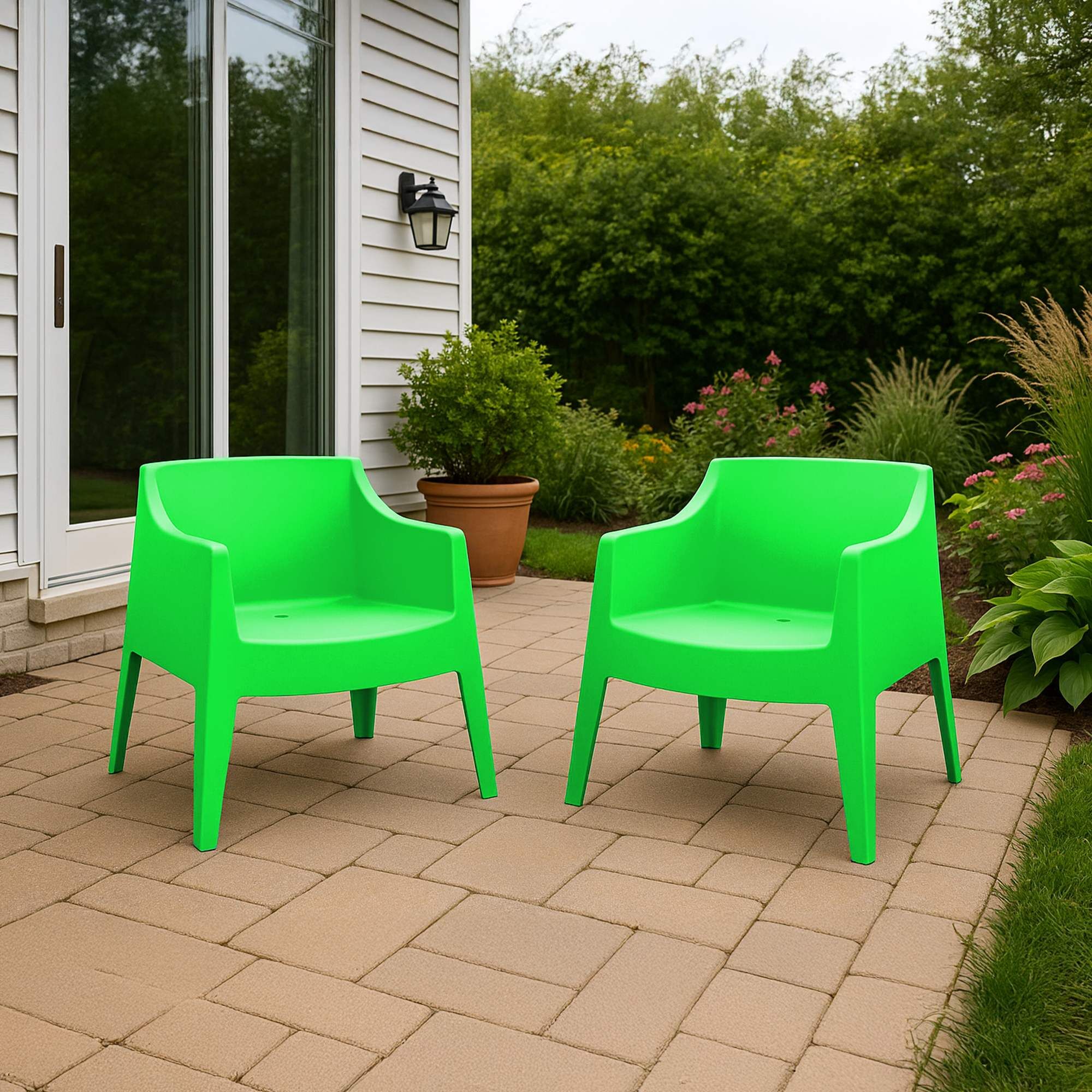 6er Set Stühle Bartal, grün