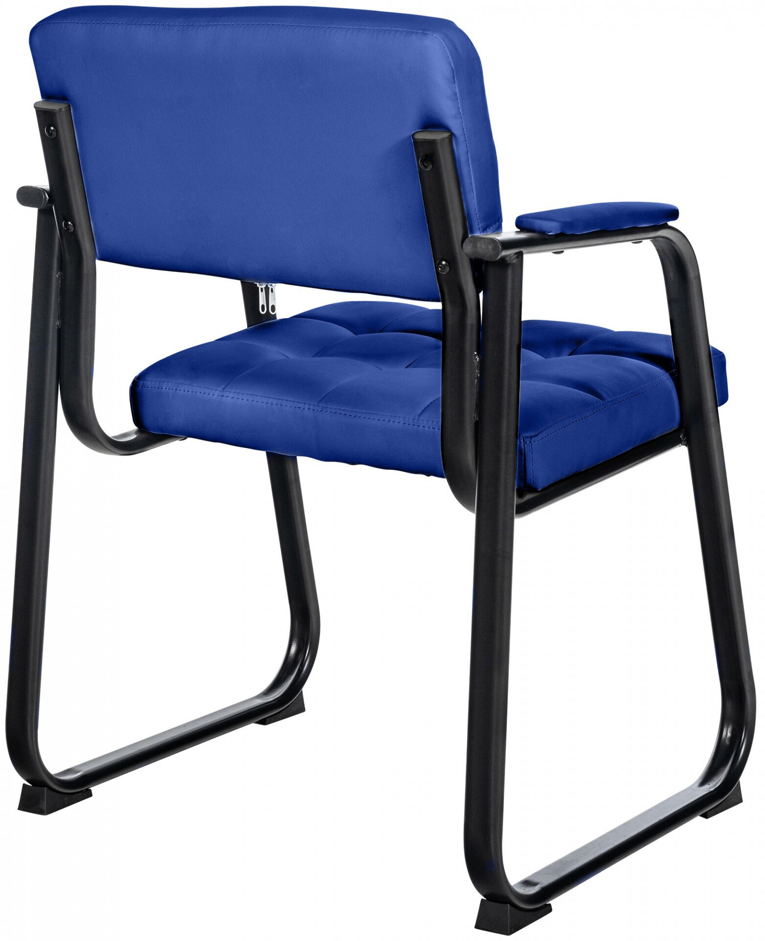 Besucherstuhl Canada B Kunstleder, blau