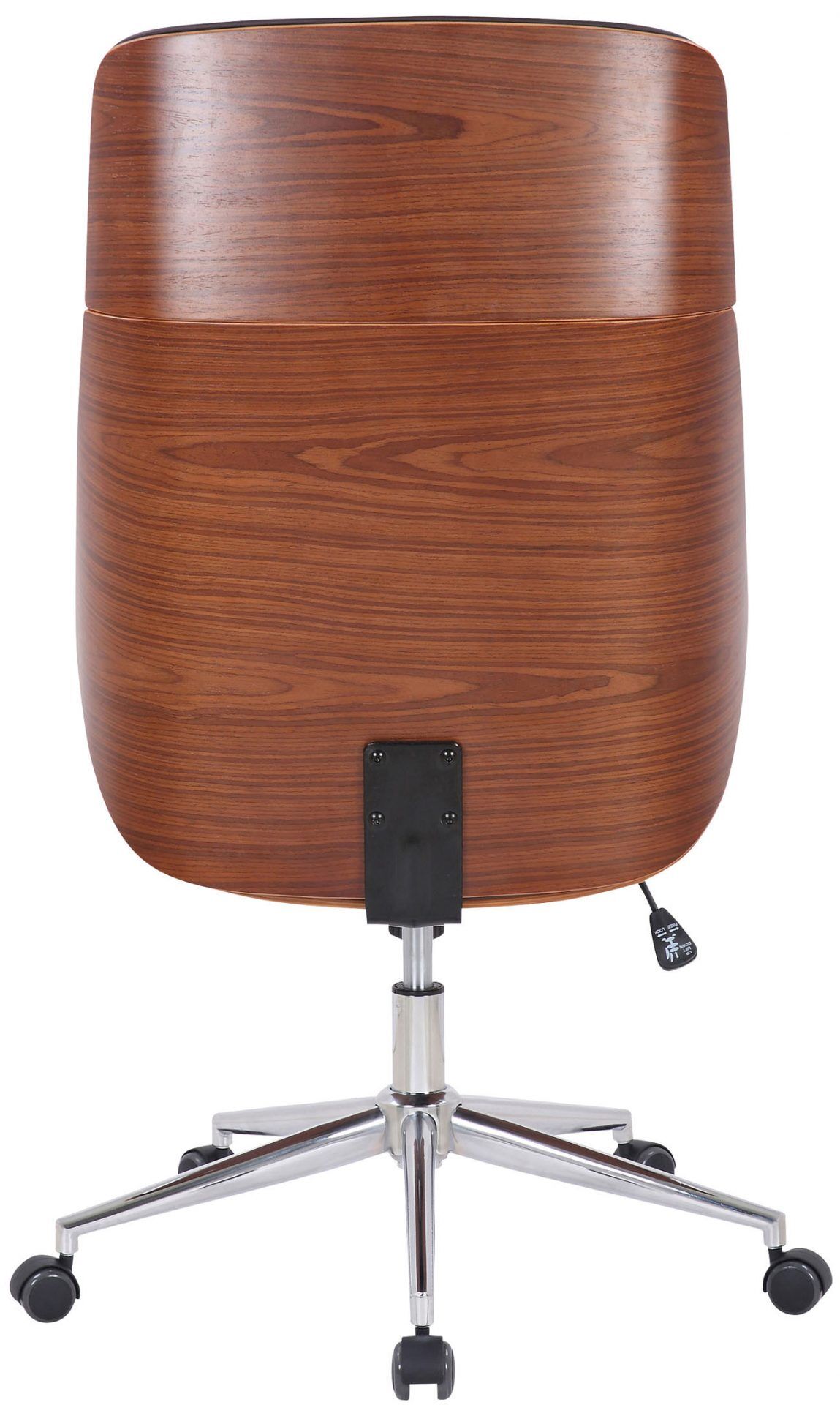 Bürostuhl Varel Kunstleder, walnuss/braun