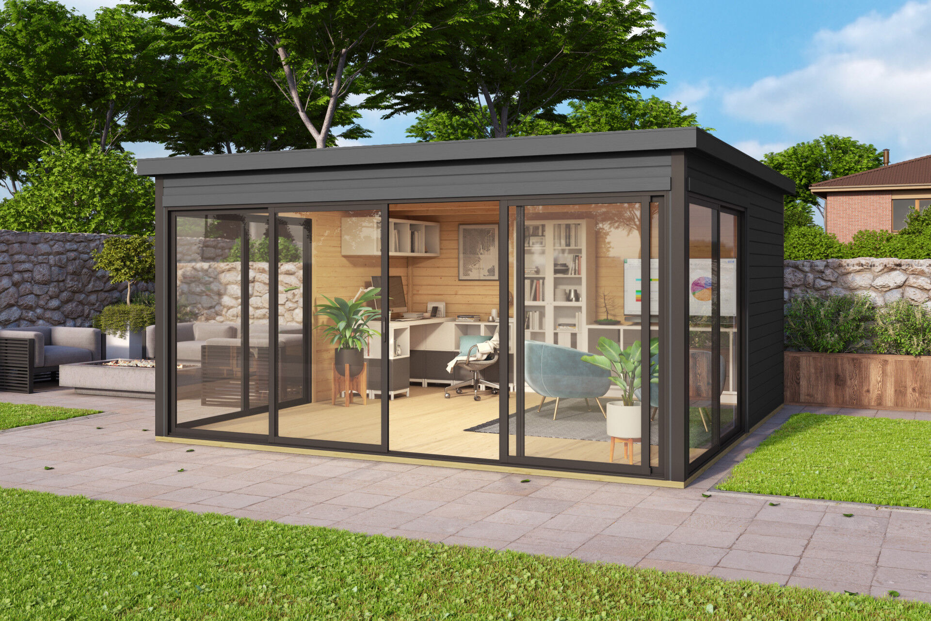 Lasita Maja Gartenhaus Domeo 5