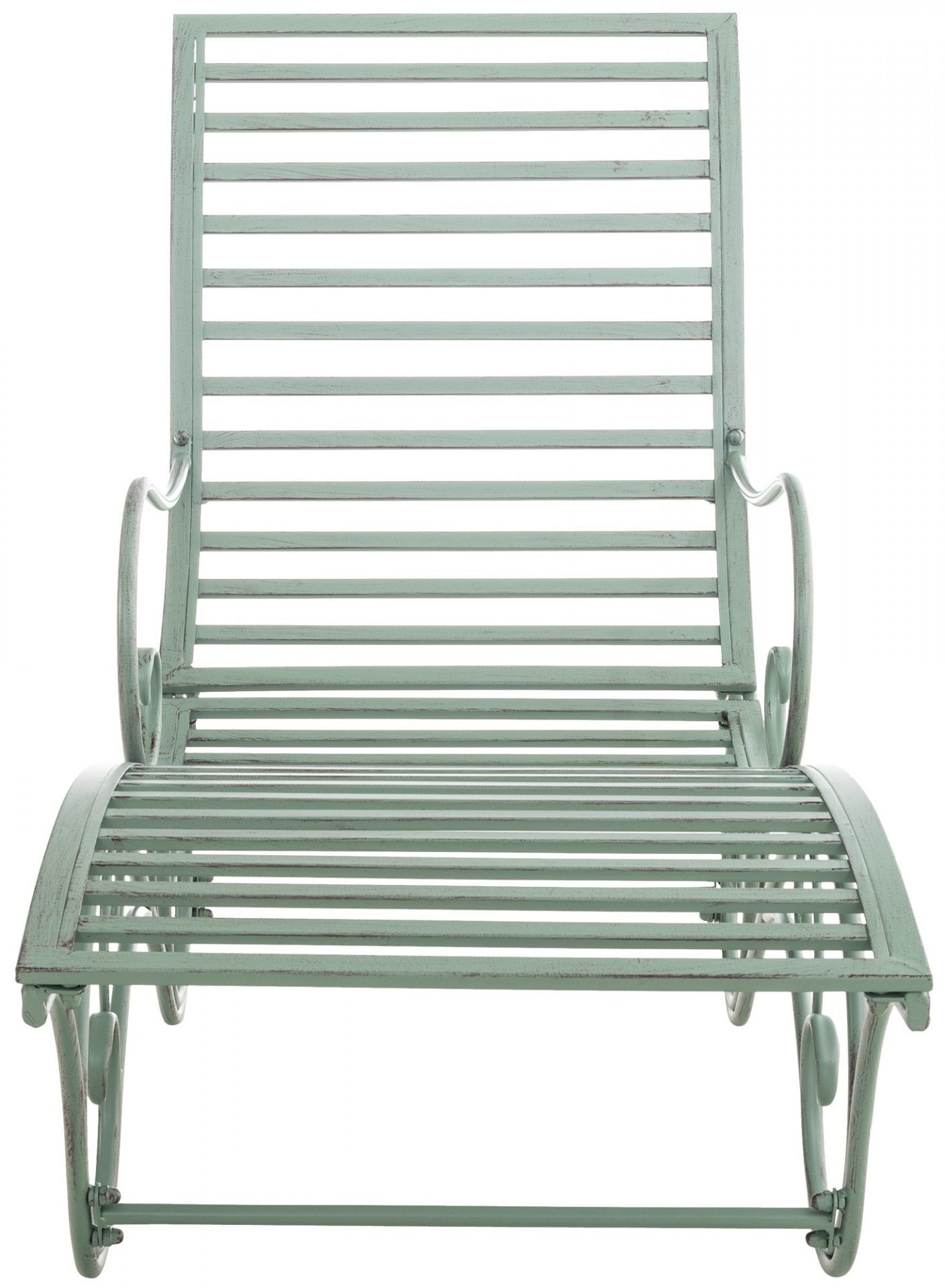 Gartenliege Amiens, antik-grün