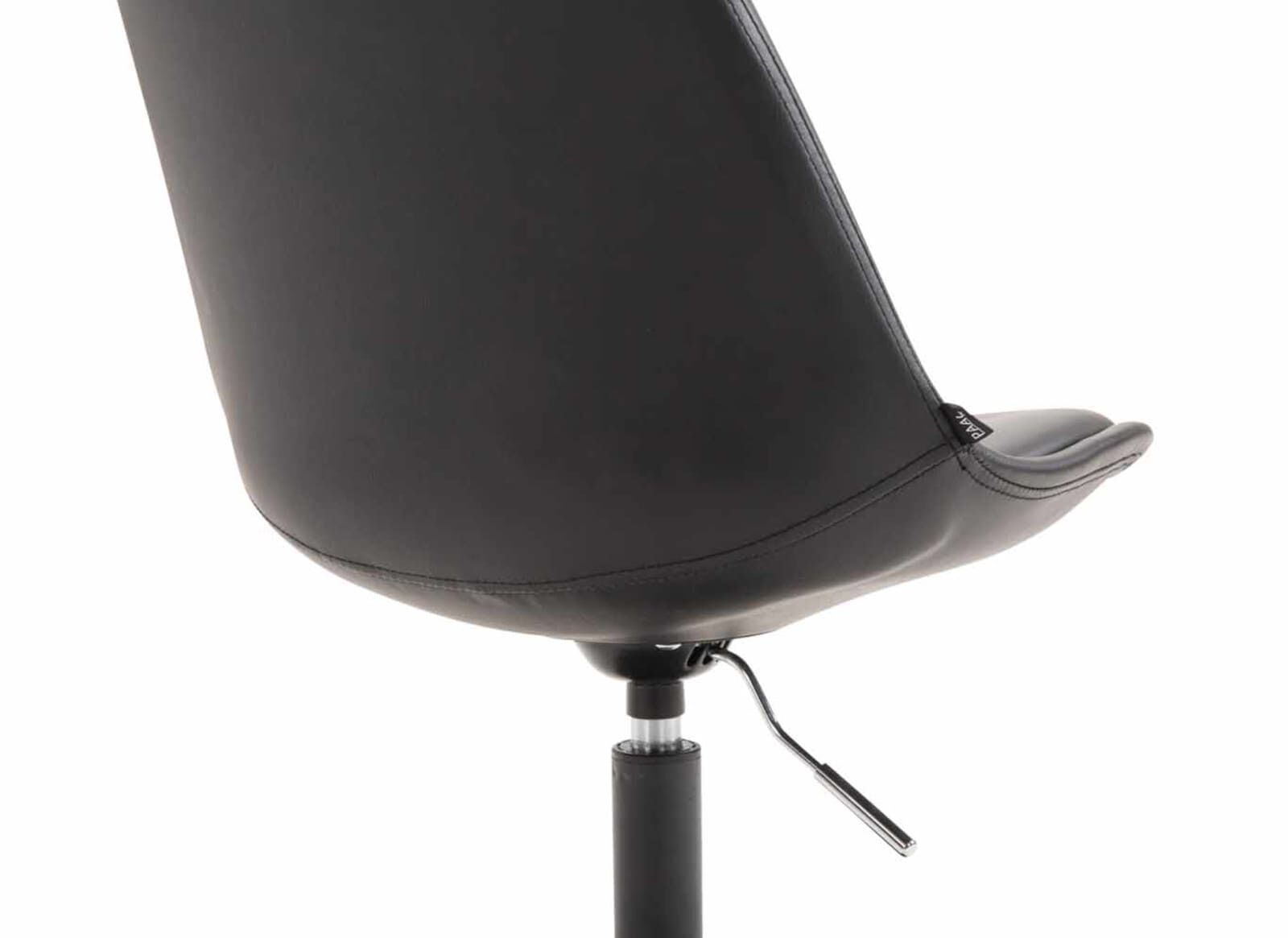 4er Set Esszimmerstühle Maverick B Kunstleder, schwarz