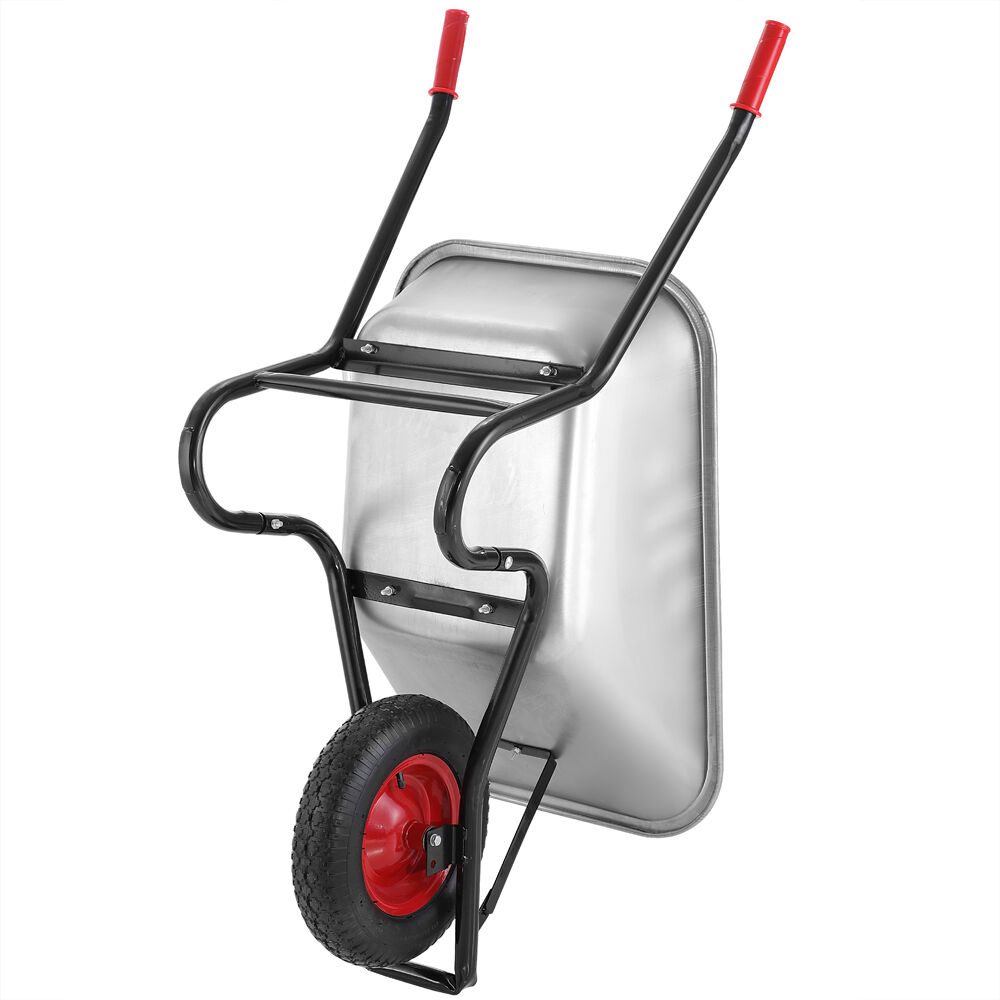 Schubkarre verzinkt 250kg Tragkraft 100L Luftreifen Ø40cm