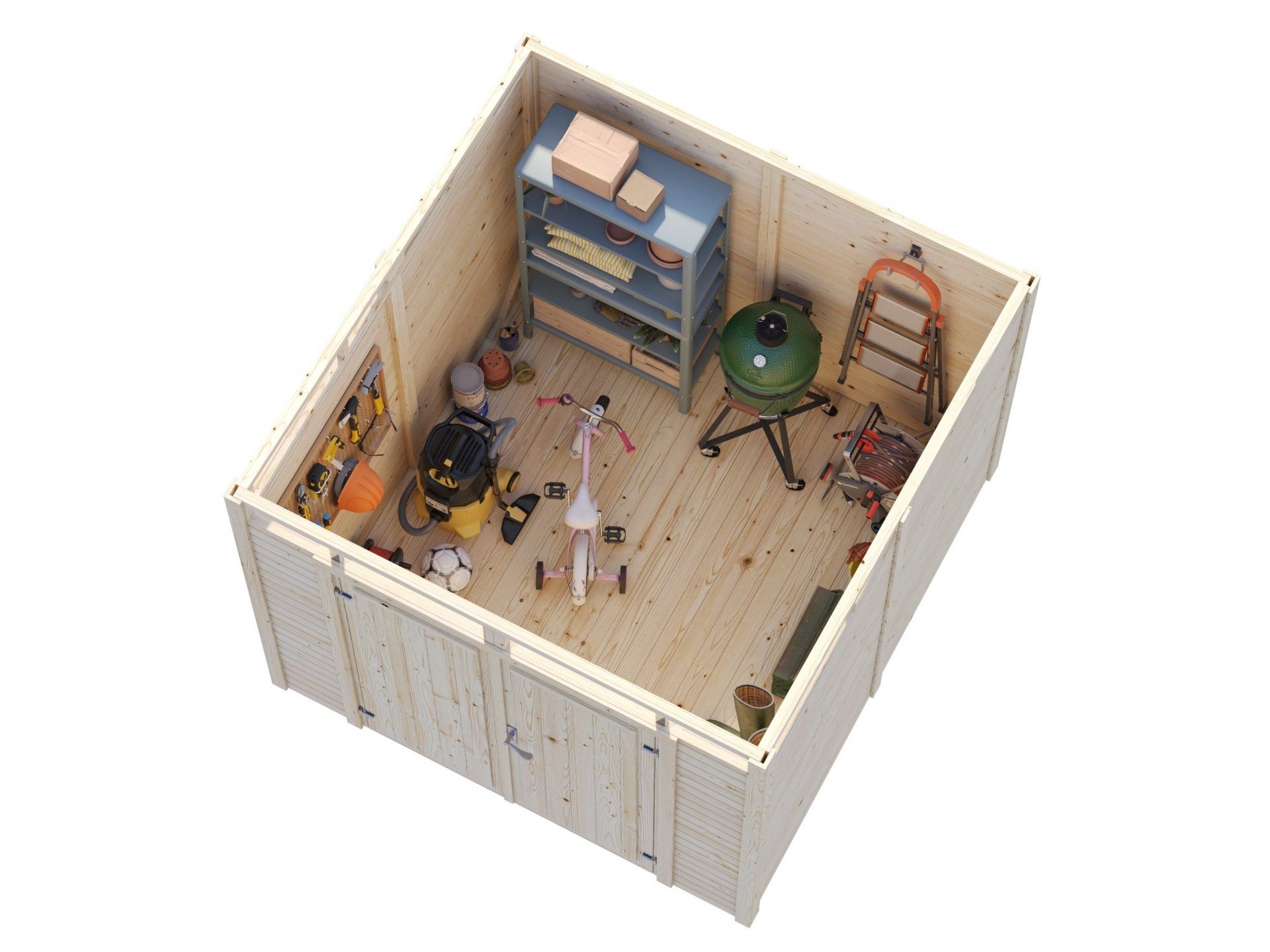Palmako Pultdach Gerätehaus Elias 4,9 m²