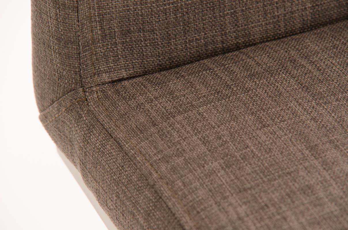 Barhocker Panama E Stoff, grau