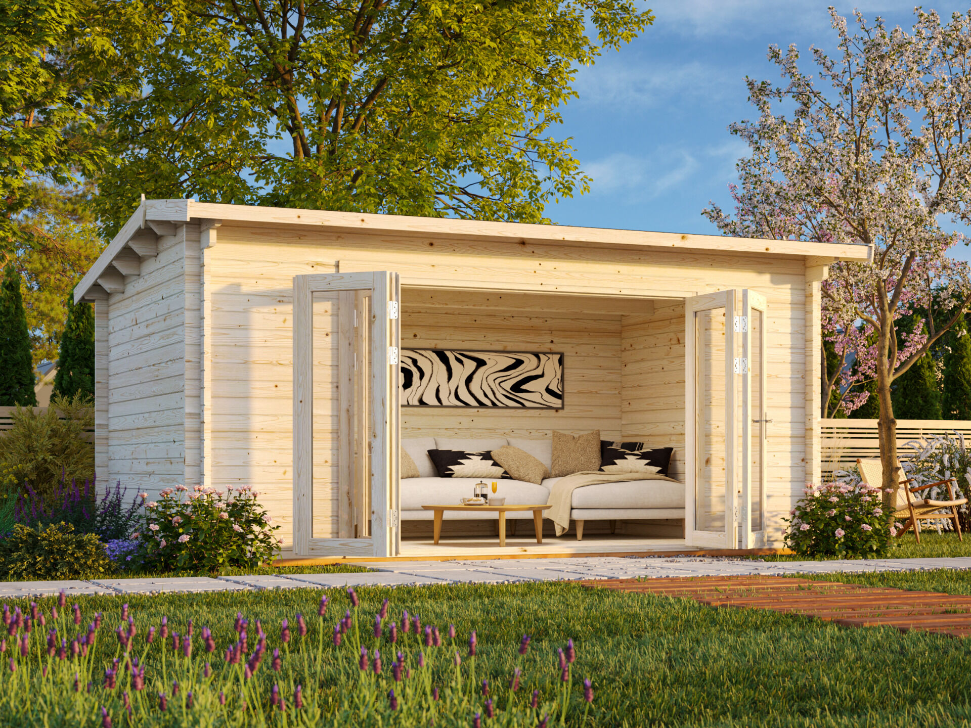 Palmako Gartenhaus Ines 13,7 m²