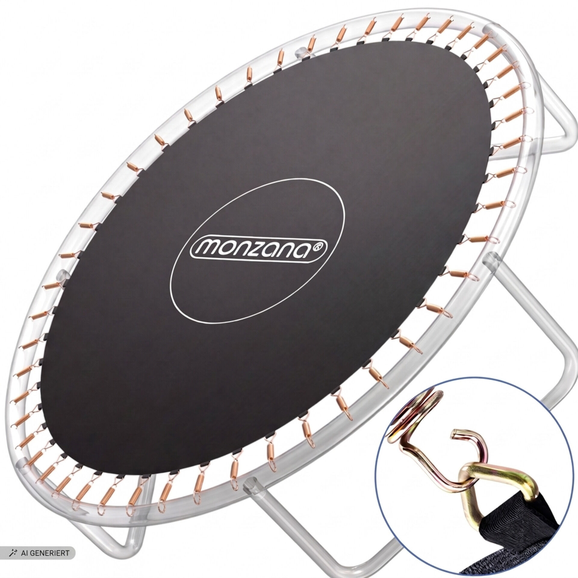 Trampolin Sprungtuch Schwarz Ø305cm