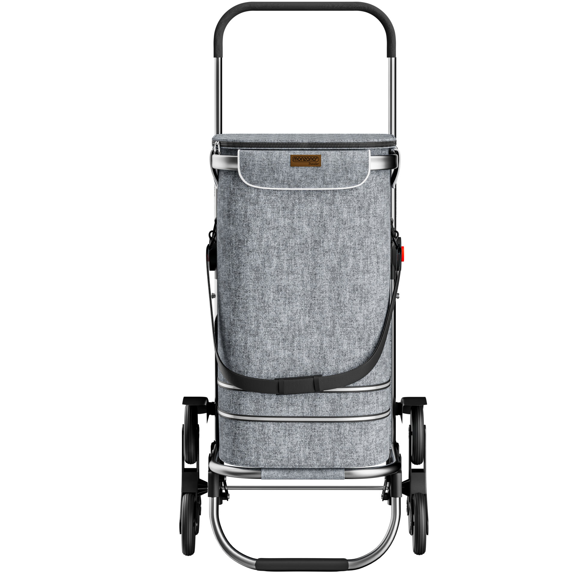 Einkaufstrolley Treppensteiger Grau