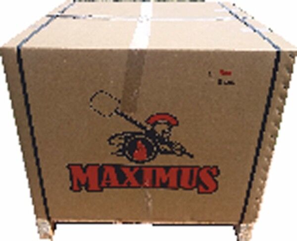 Mobiler Steinofen Maximus Arena schwarz inkl. Kaminrohr und Regenhut aus Feueraluminium, ohne Ofenzubehör, ohne Zubehörset, ohne Grillzubehör, ohne fahrbares Gestell