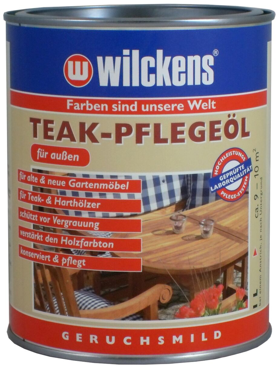 Wilckens Teak-Pflegeöl Farblos 1l