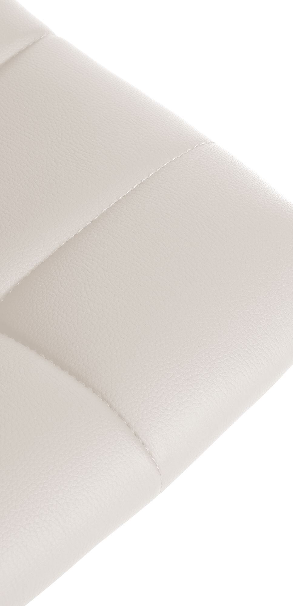 2er Set Barhocker Jerry Kunstleder chrom, weiß